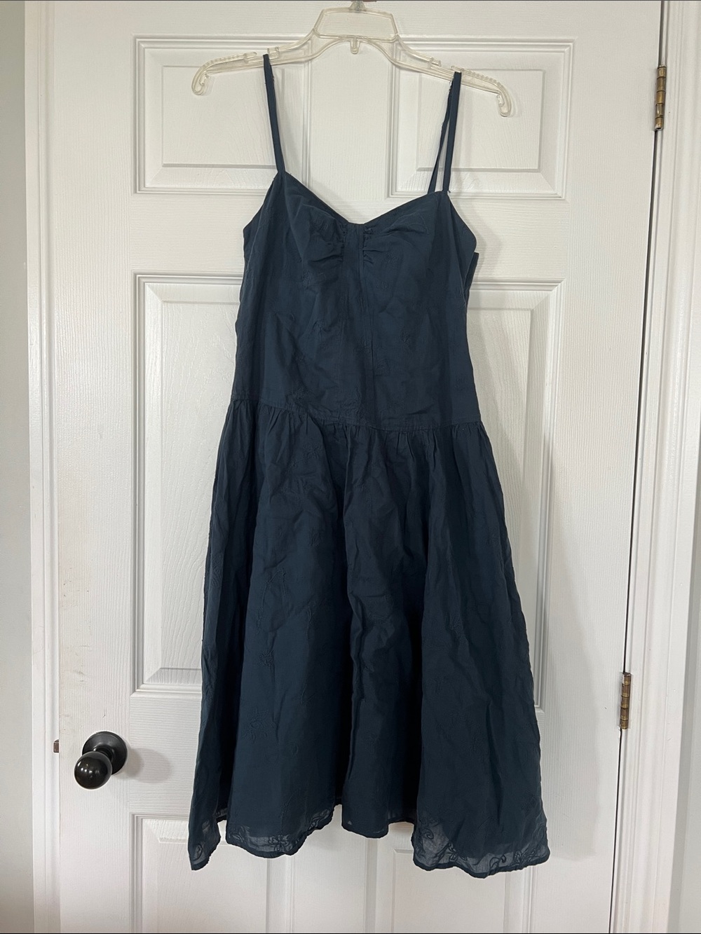 Smart Set Dark Navy Spaghetti Strap Midi Dress